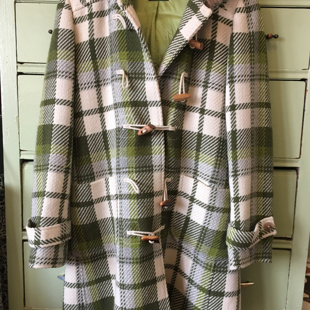 J. Crew Plaid Winter Coat